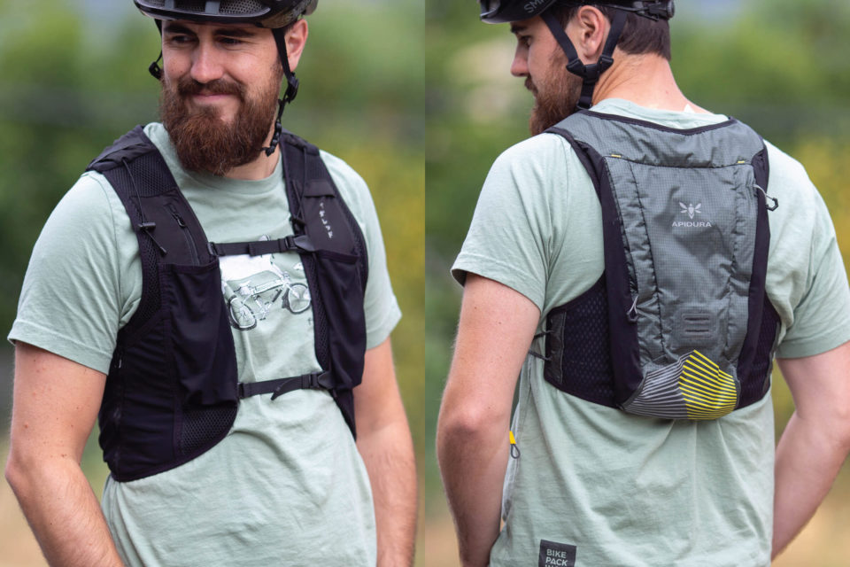 Two Hydration Vests Reviewed: Apidura vs PEdALED