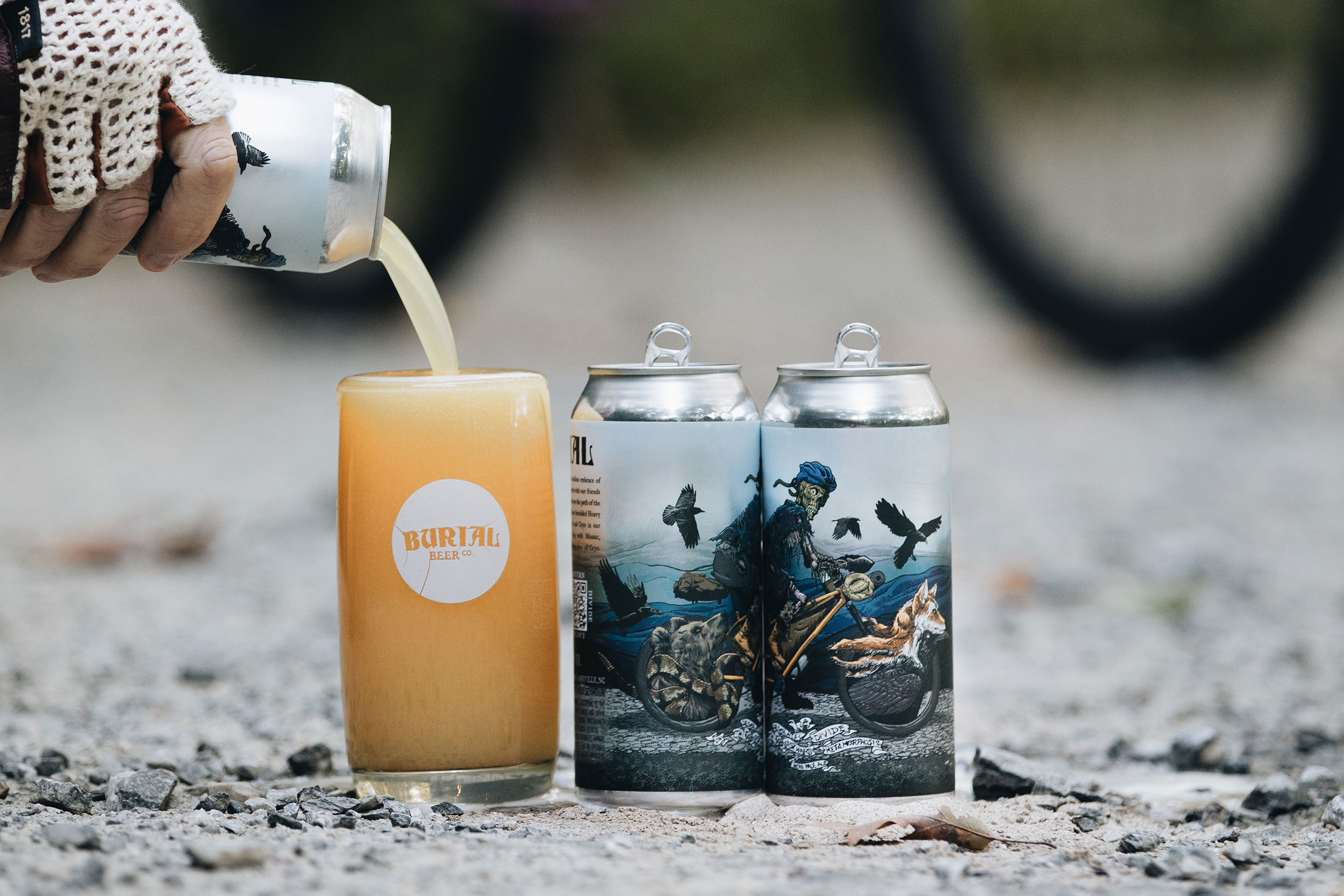 Burial Bikepacking Collaboration Beer