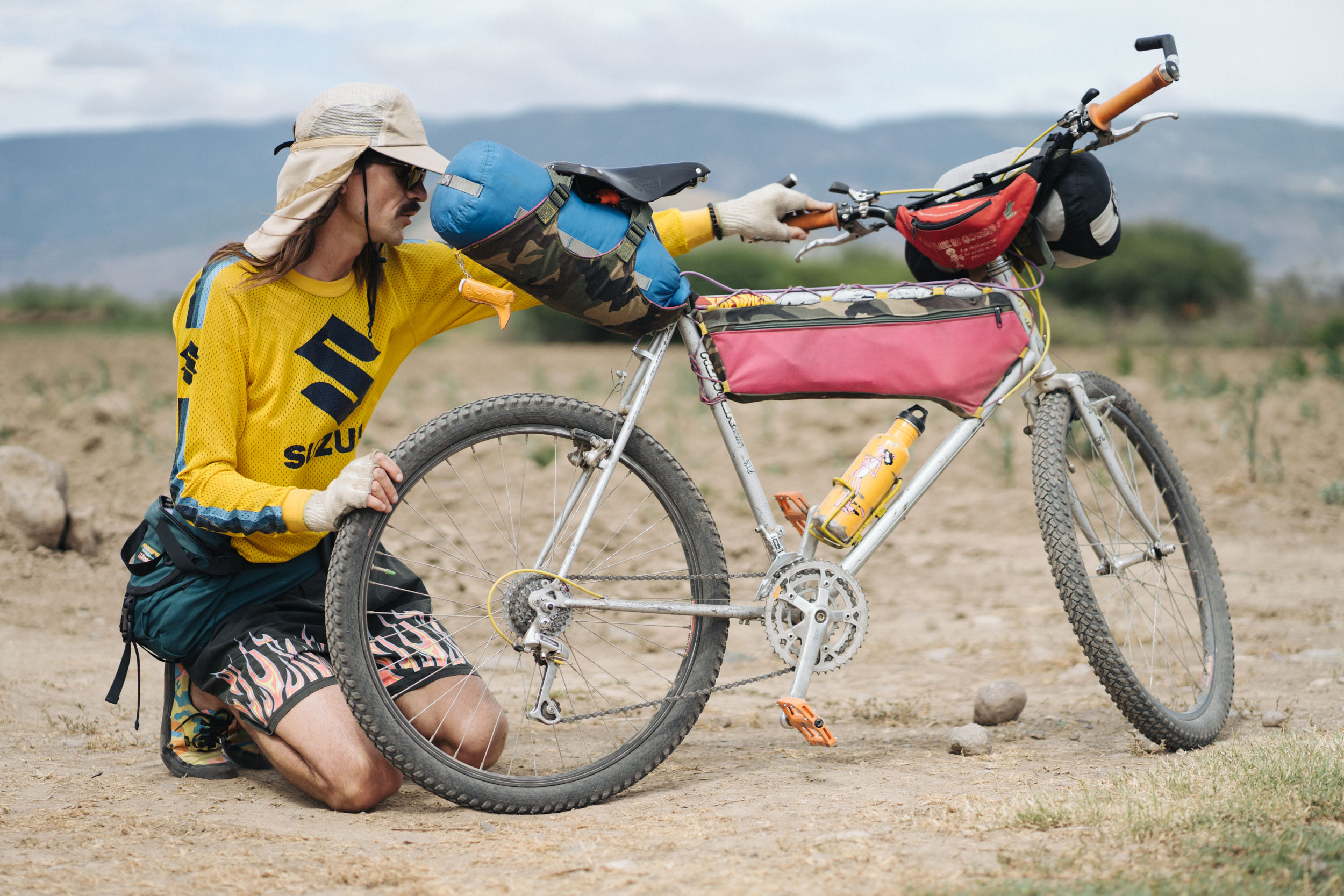 Chad and his 26 Ain t Deaders BIKEPACKING