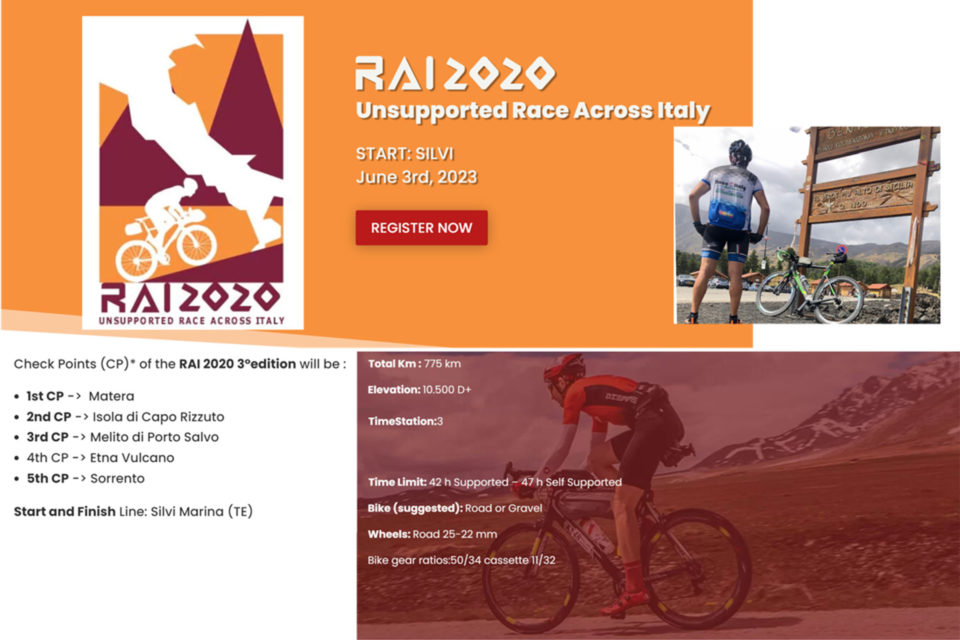 Race Across Italy 2023 (RAI2020)