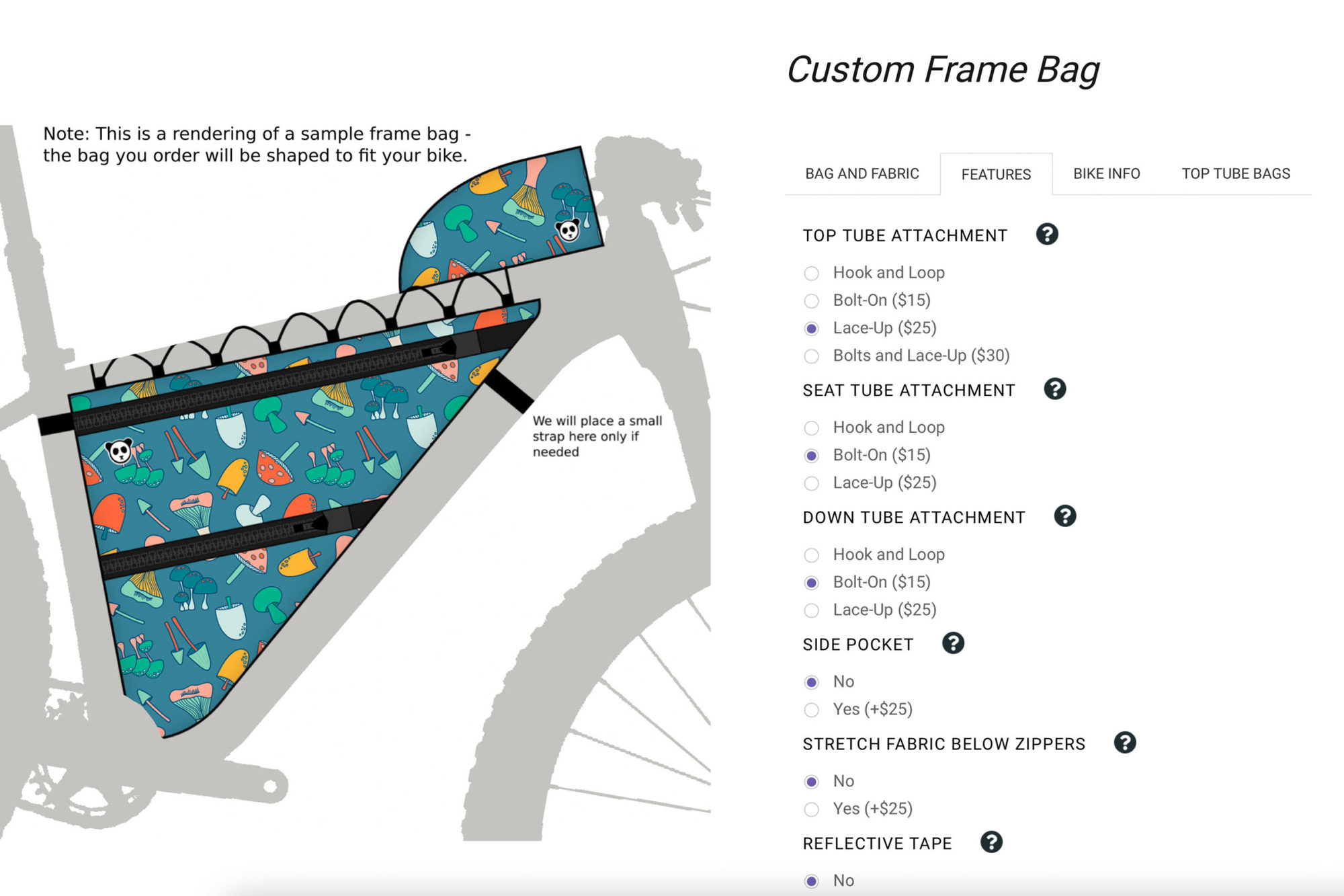Rogue Panda Custom Frame Bag Tool
