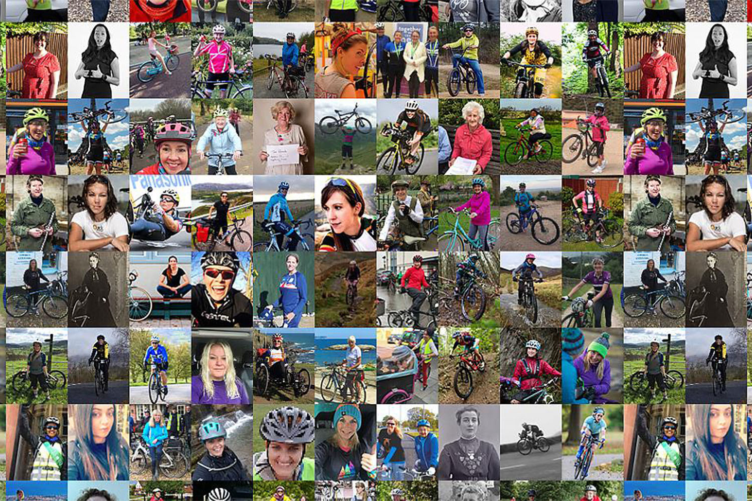 רכיבה על אופניים בריטניה 100 נשים
