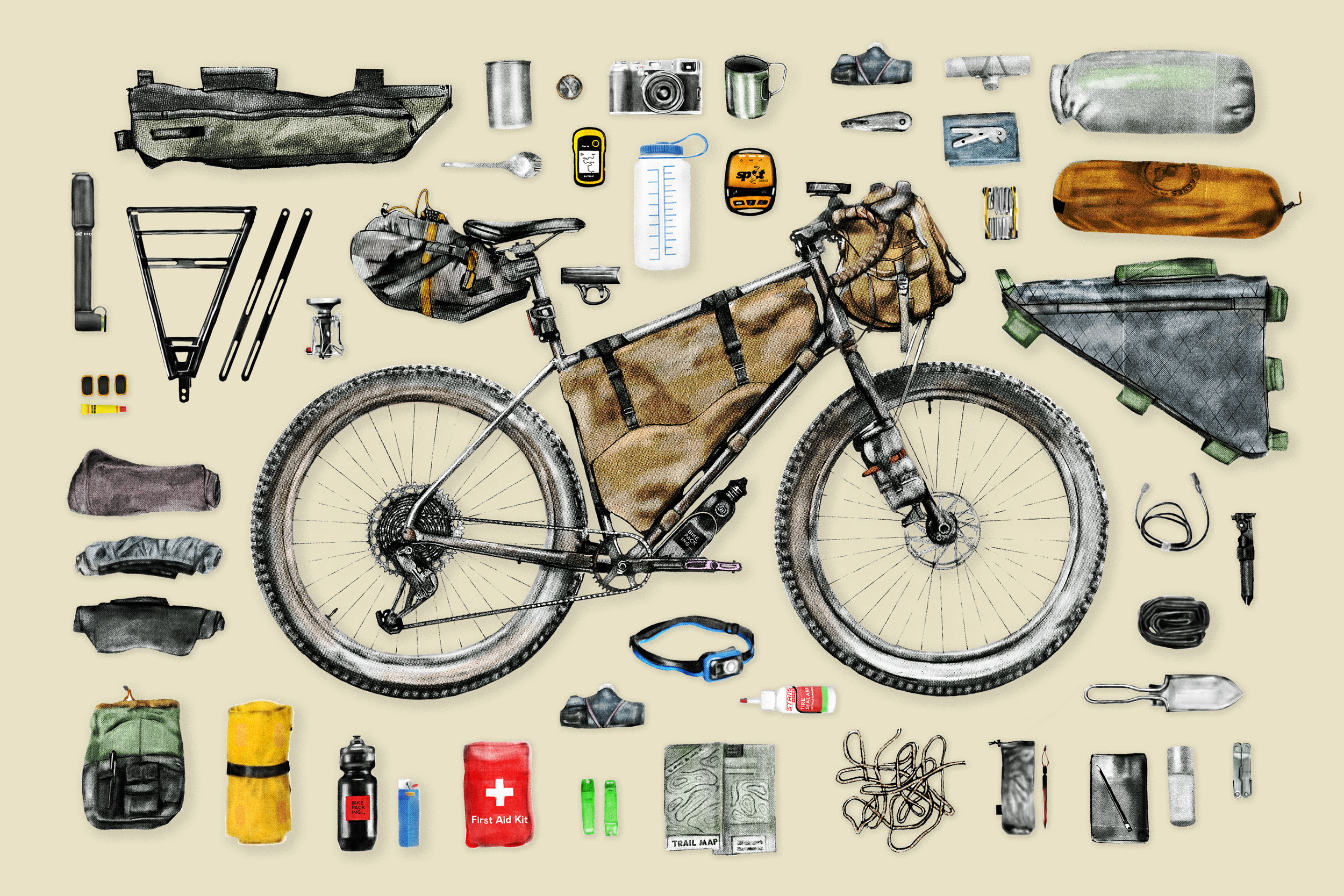 bikepacking on a budget