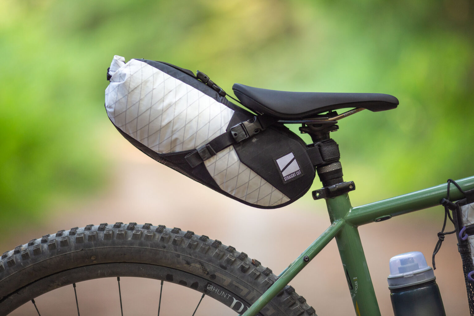 Straight Cut Design Dropper Seatpost Saddlebag Review - BIKEPACKING.com