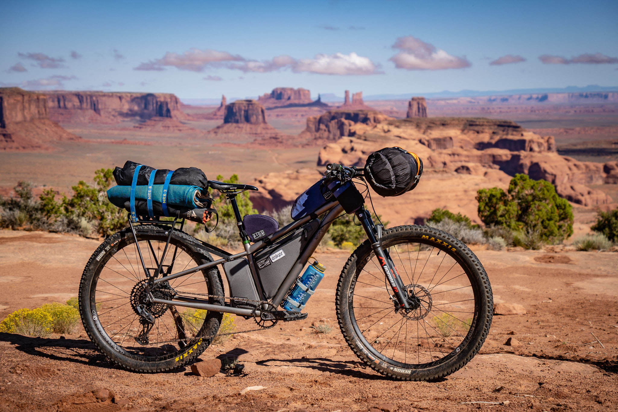 Esker's Brand New Hardtail: The Esker Hayduke LVS Ti Review - A Long  Wheelbase Bikepacking Machine 