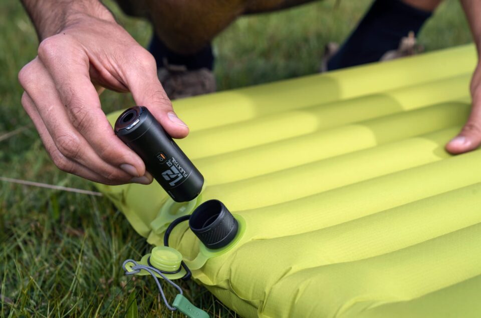 The Flextail Zero Pump Weighs just 1.2 oz. and Inflates a Sleeping Pad in Less than a Minute