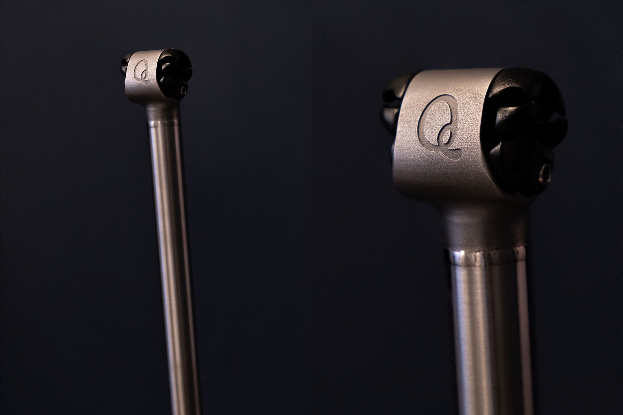 Quirk Cycles titanium 3d printed seatpost