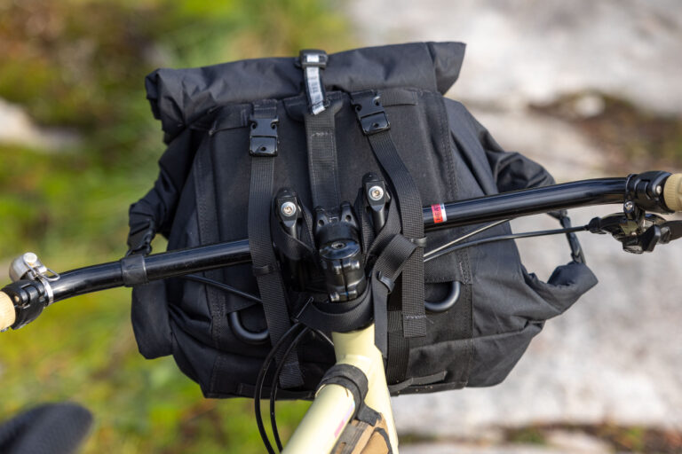 Arkel Front Rack Arkel Rollpacker Front Bag Review - BIKEPACKING.com
