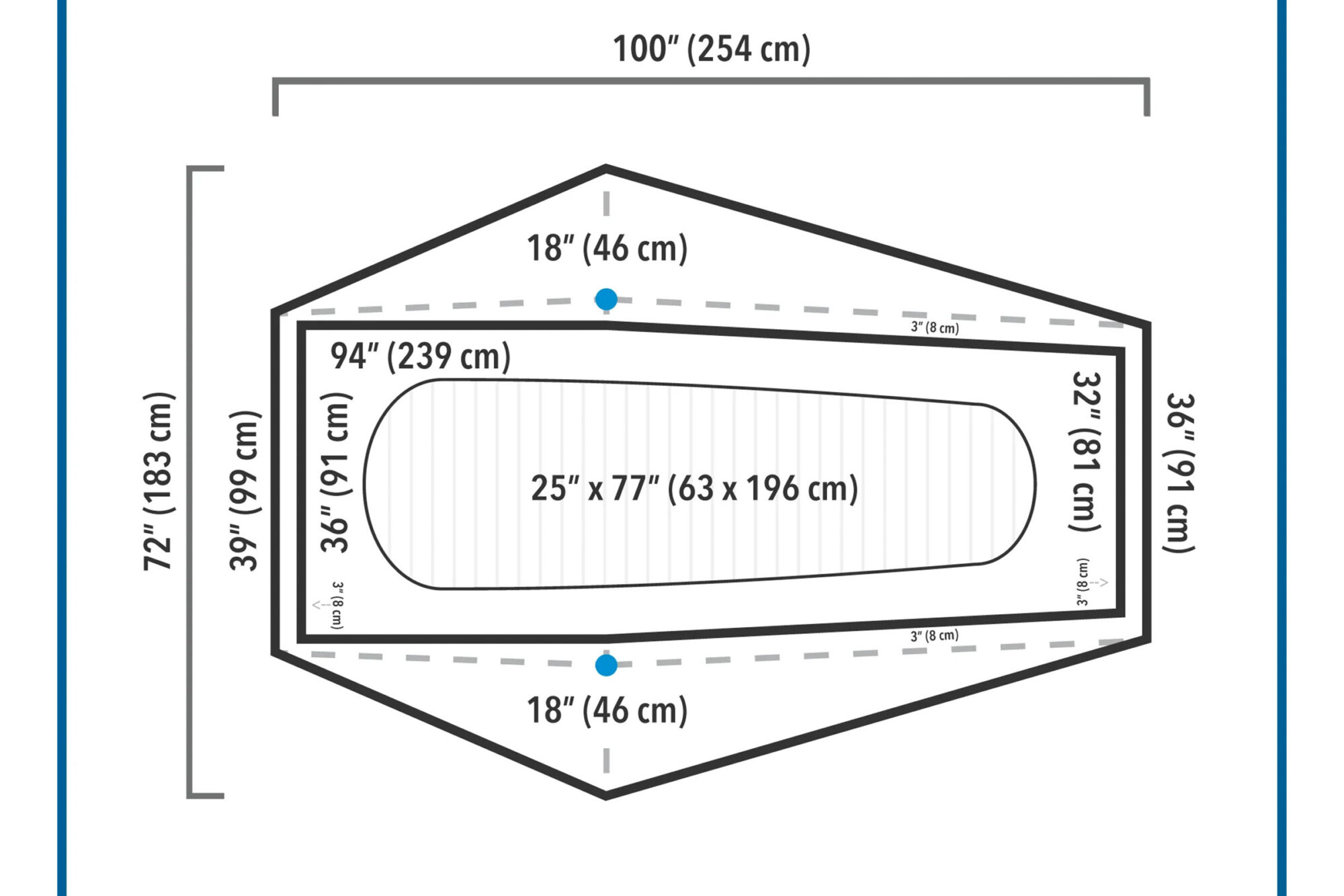 New Zpacks Offset Solo Tent