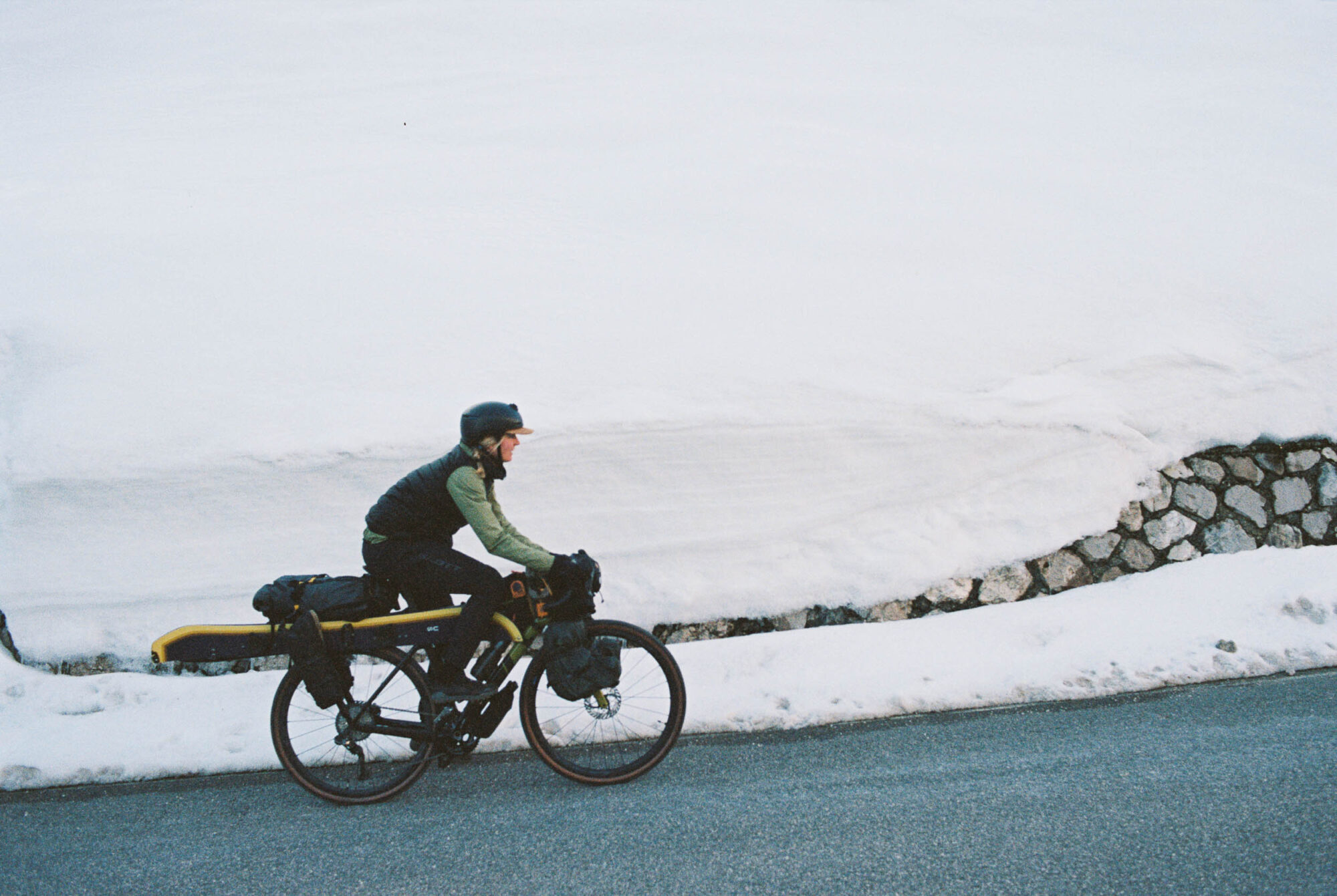 Ride to Ski, Bikepacking and Ski Touring the Dolomites