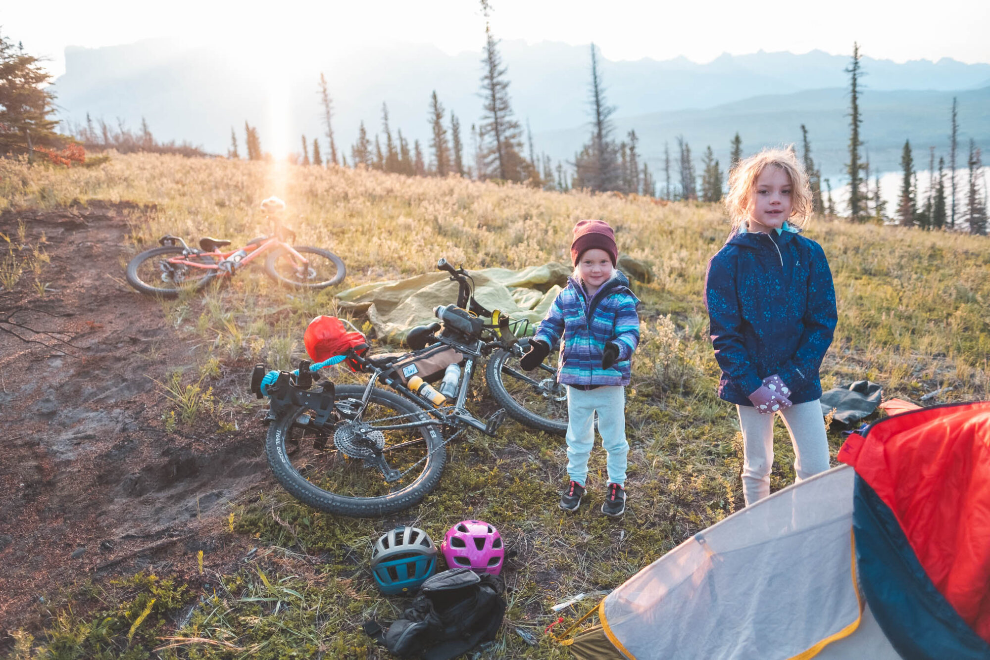 In Admiration of Hazel and Margo, Family Bikepacking