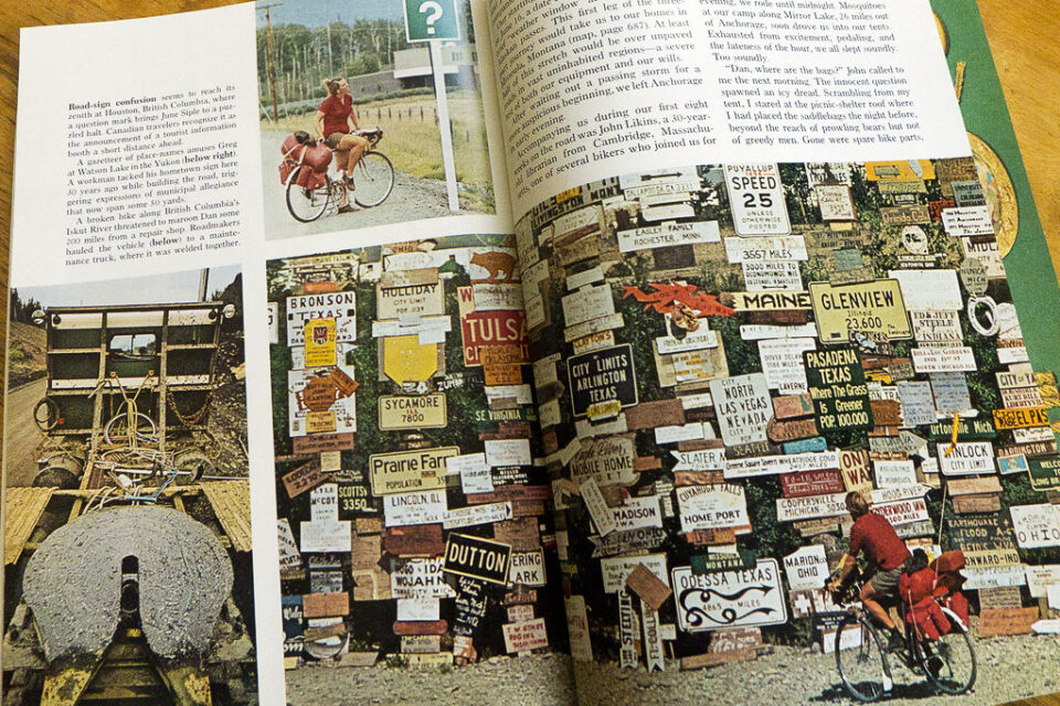 National Geographic Bikepacking 1973
