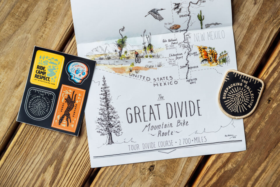 Bikepacking Collective Patch + Poster for “Builders”