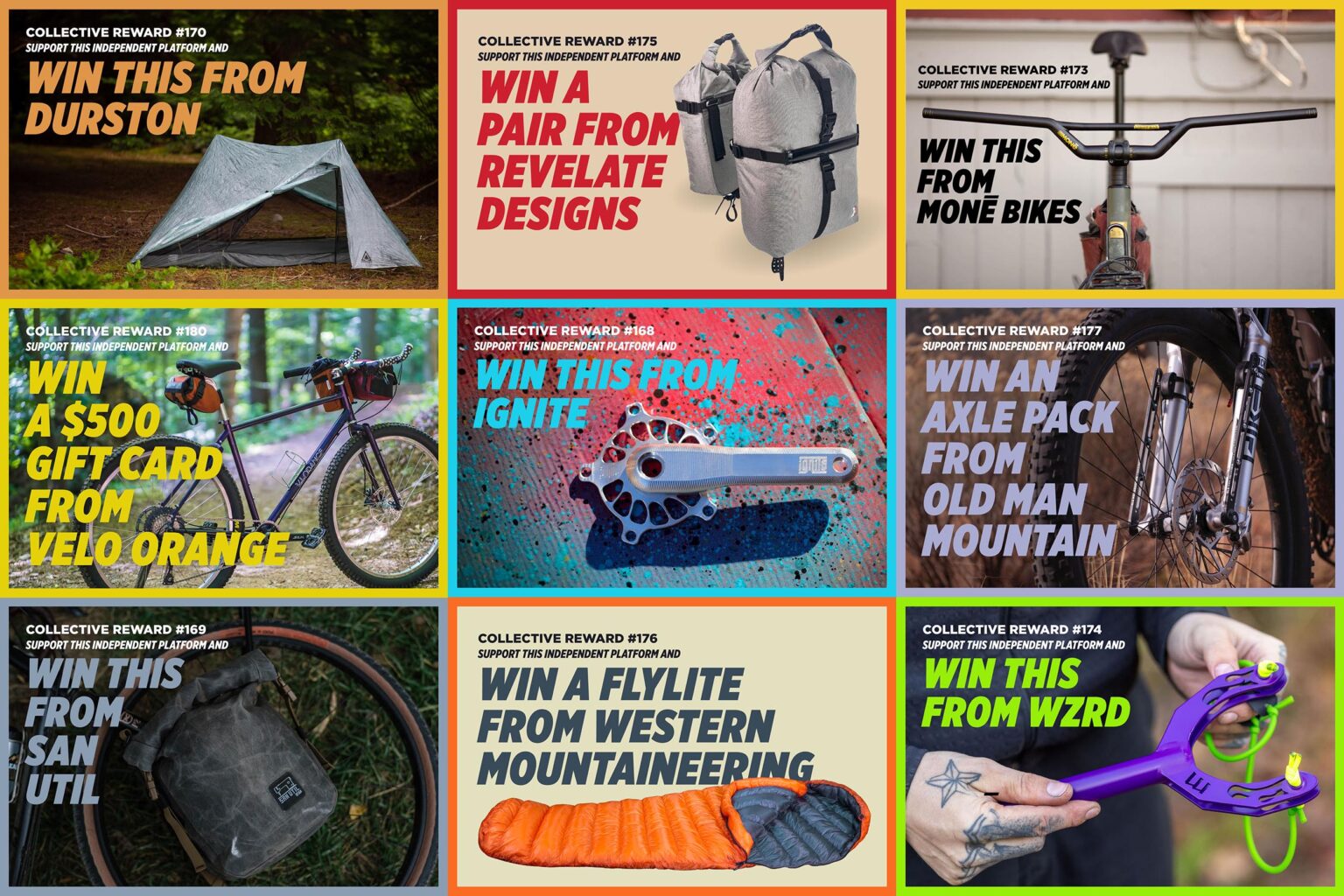 Collective Reward Roundup: Win One of 20 Prize Packages! - BIKEPACKING.com