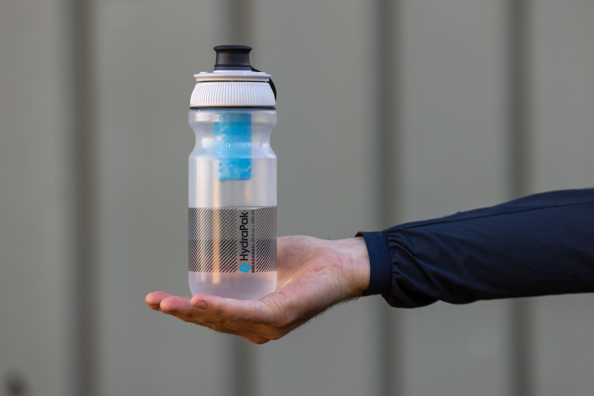 Borraccia HydraPak Breakaway+ Con Filtro Integrato Da 20 Oz (590 Ml), Trasparente, Per Escursionismo, Ciclismo E Outdoor, Filtro Rimuove Il 99,99% Dei Batteri