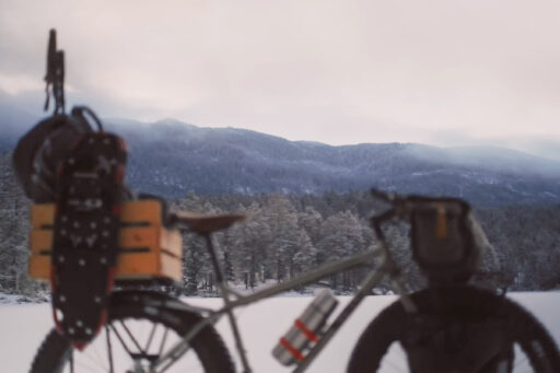 Bikepacking and Snowshoeing to the Wildest Place video