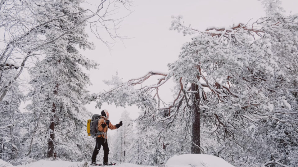 Bikepacking and Snowshoeing to the Wildest Place video