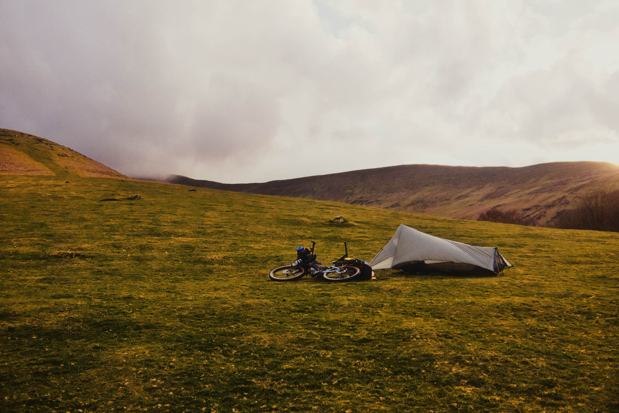 bikepacking across UK GB divide