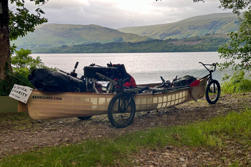 Pedal Paddle, amphibious canoe, Ben Kilner