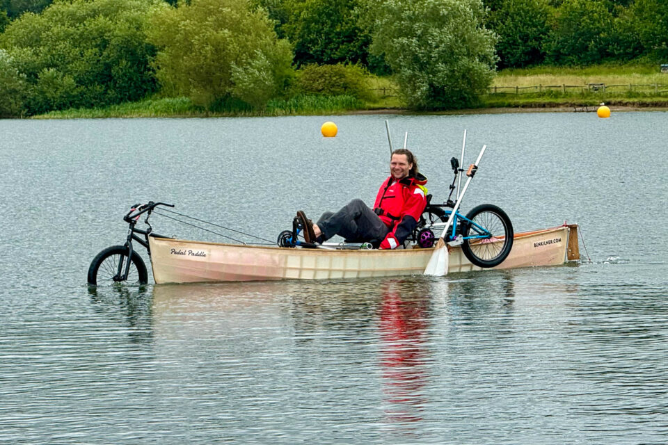 Pedal Paddle, amphibious canoe, Ben Kilner