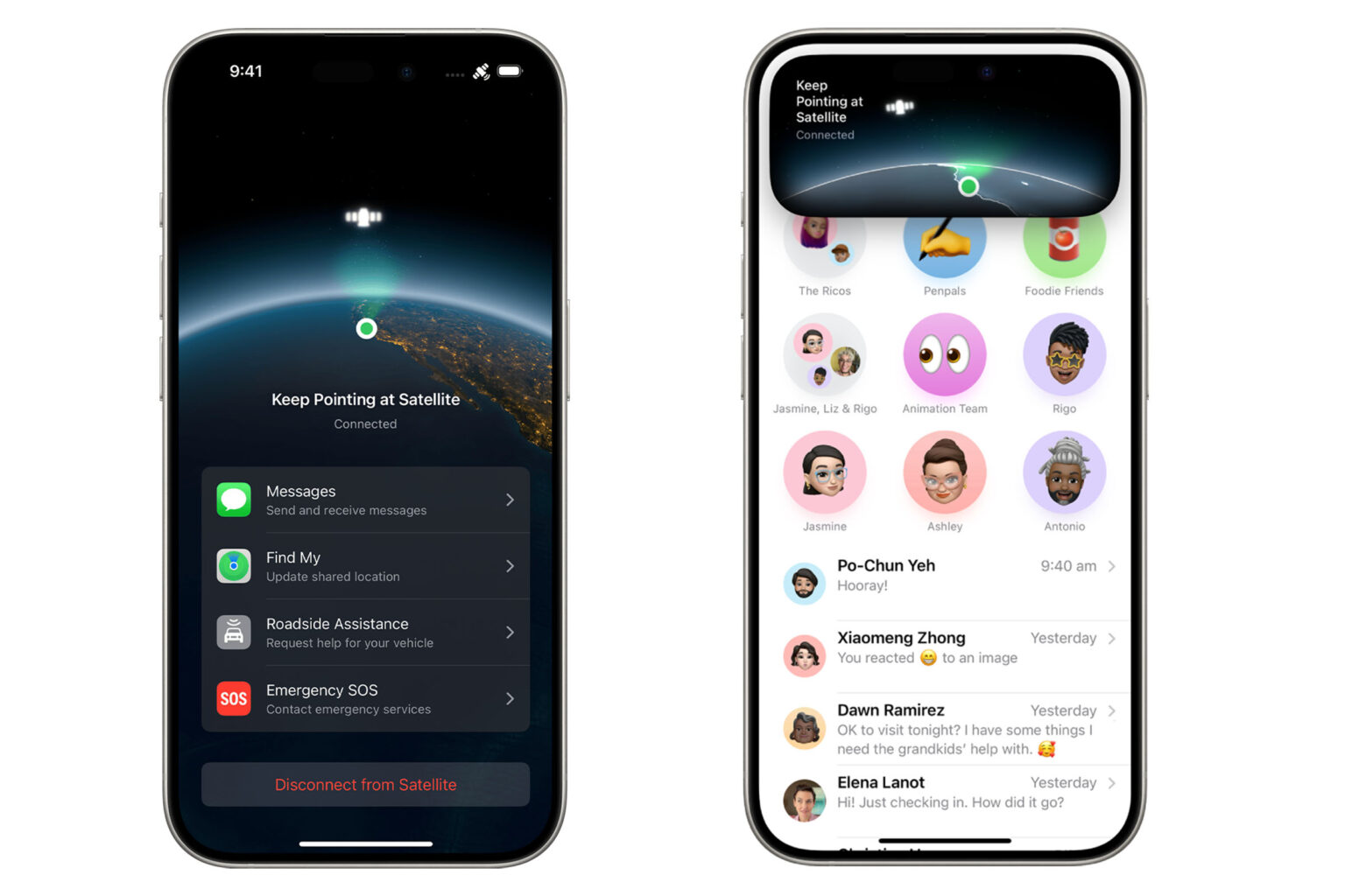 Satellite Messaging iPhone iOS 18