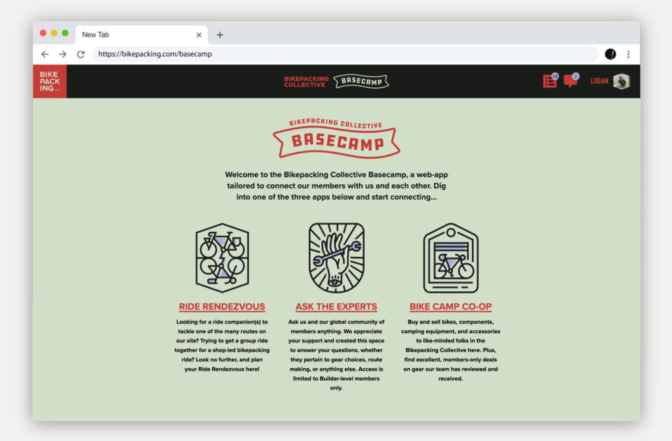 Bikepacking Collective Basecamp