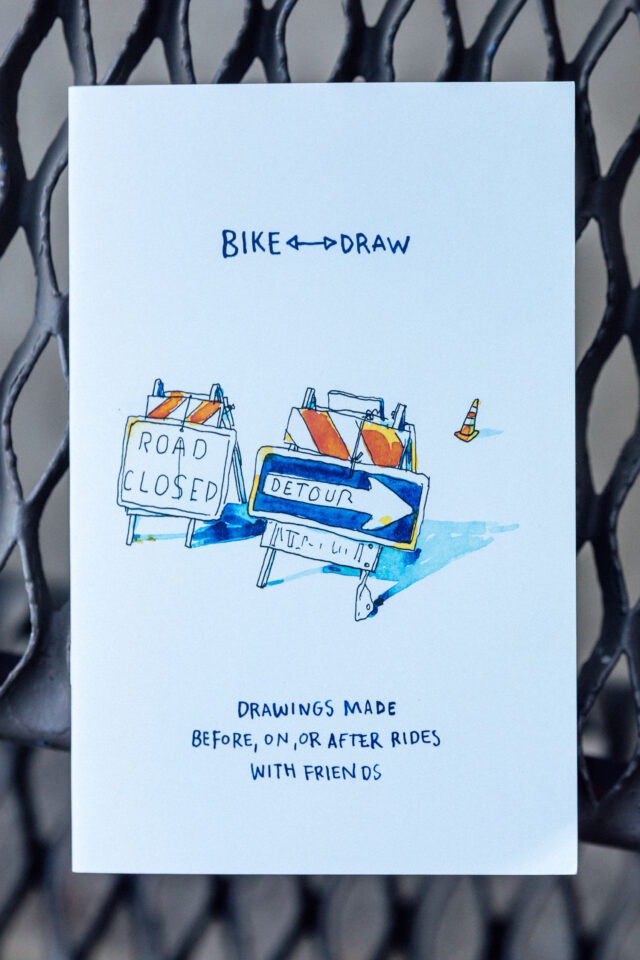 Chris McNally Bike Draw Book