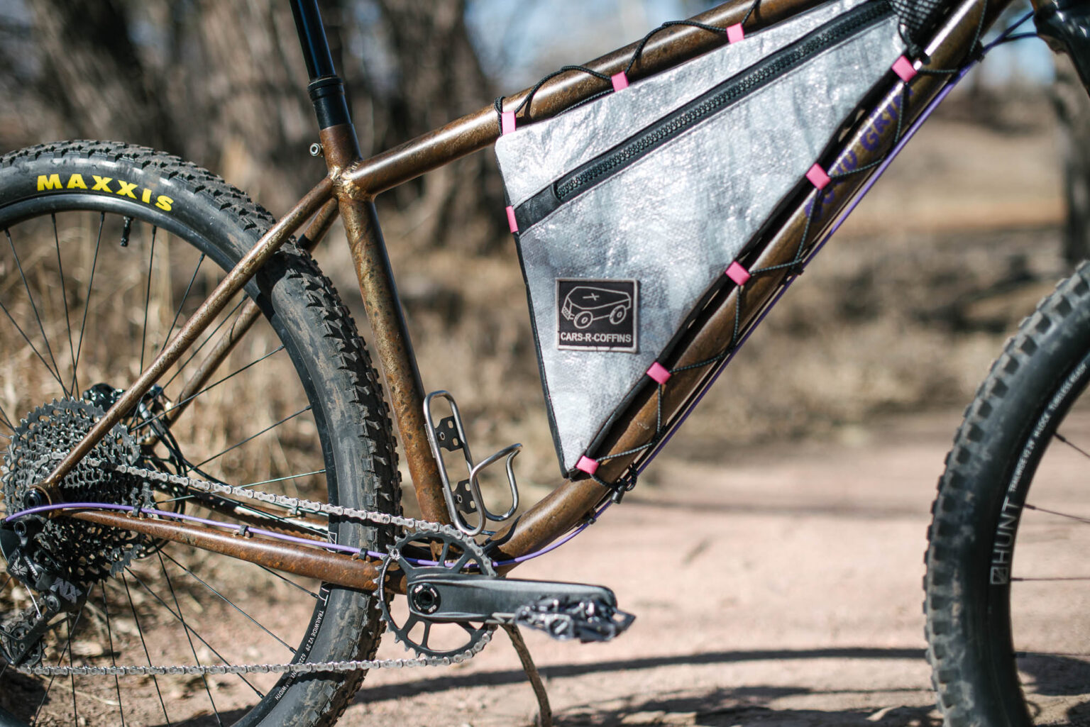 Chris's Rig Reader's Rig: Chris's Custom Good Grief Hardtail - BIKEPACKING.com