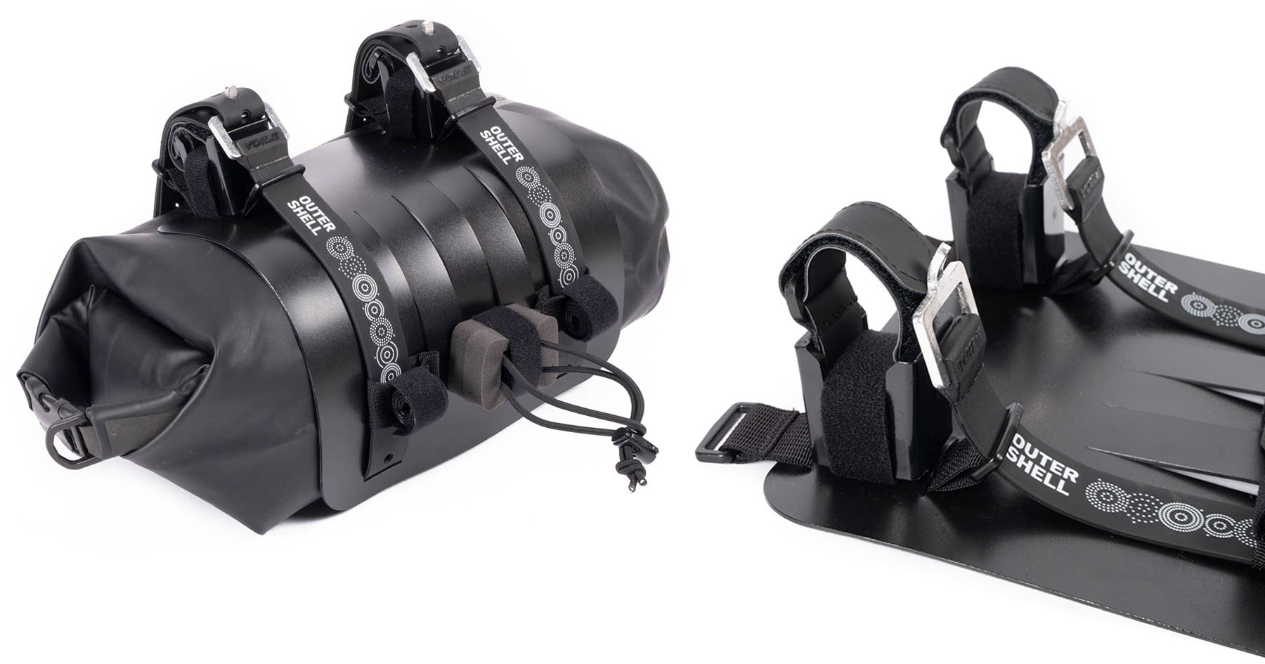 アクセサリー (GW SALE) OUTER SHELL ADVENTURE Harness Handlebar Harness for Bikepacking - Outer Shell Bike Bags