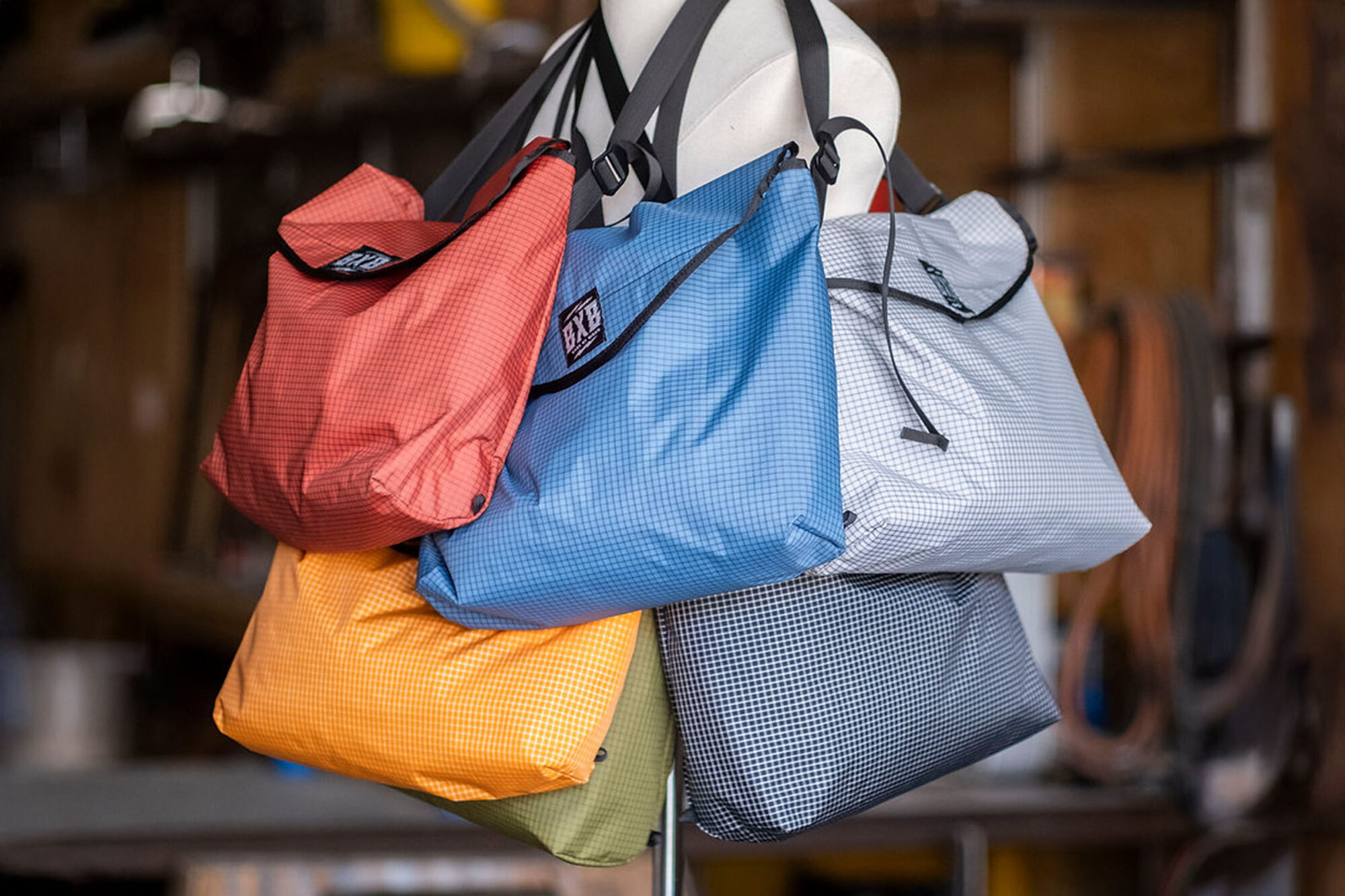 Bags by bird flap musette