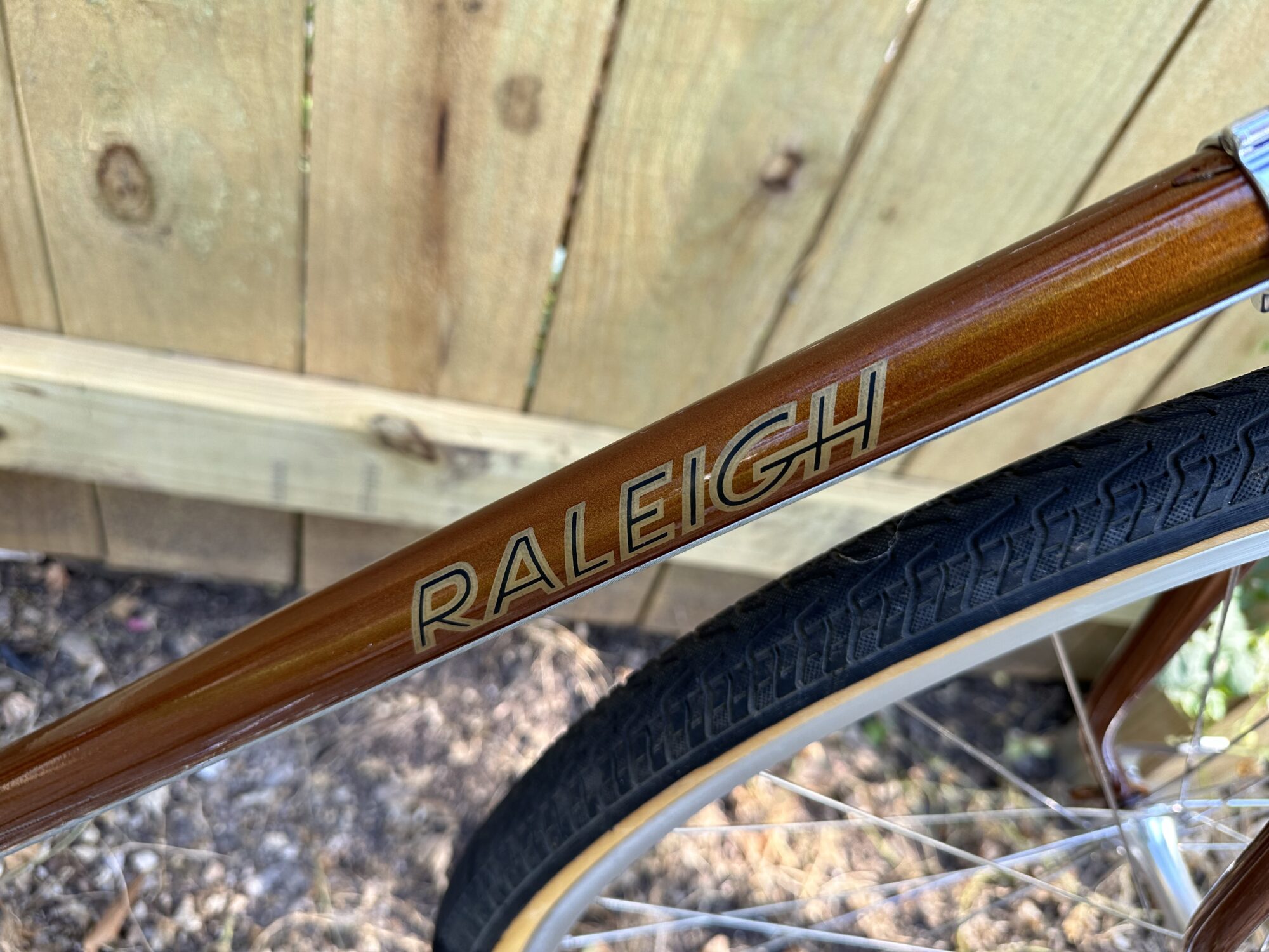 Vintage Raleigh Split Top Tube Cruiser - BIKEPACKING.com