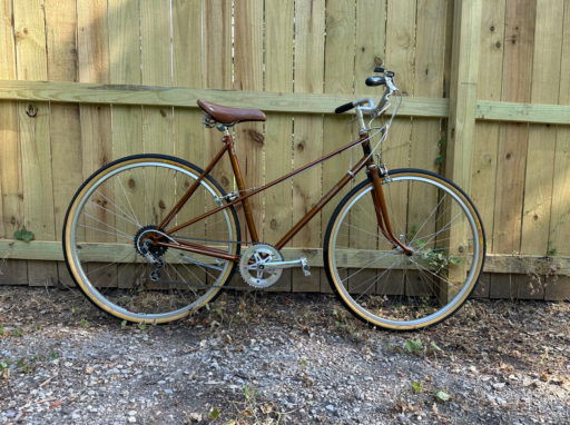 A Raleigh Olympus road bicycle