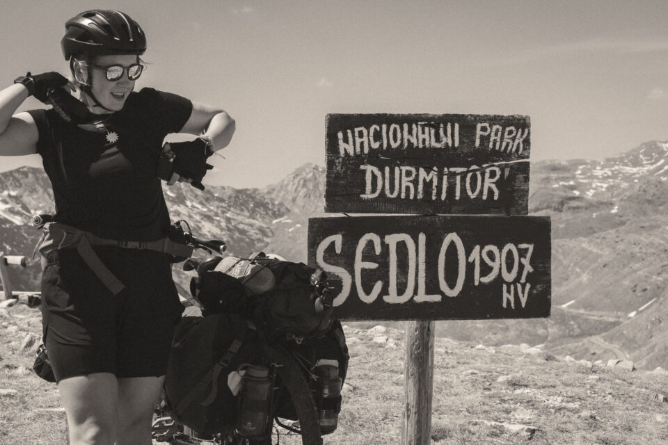 riding through the black mountain Montenegro