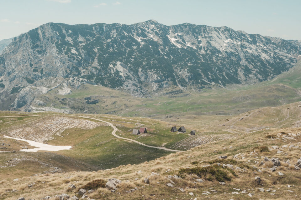 riding through the black mountain Montenegro