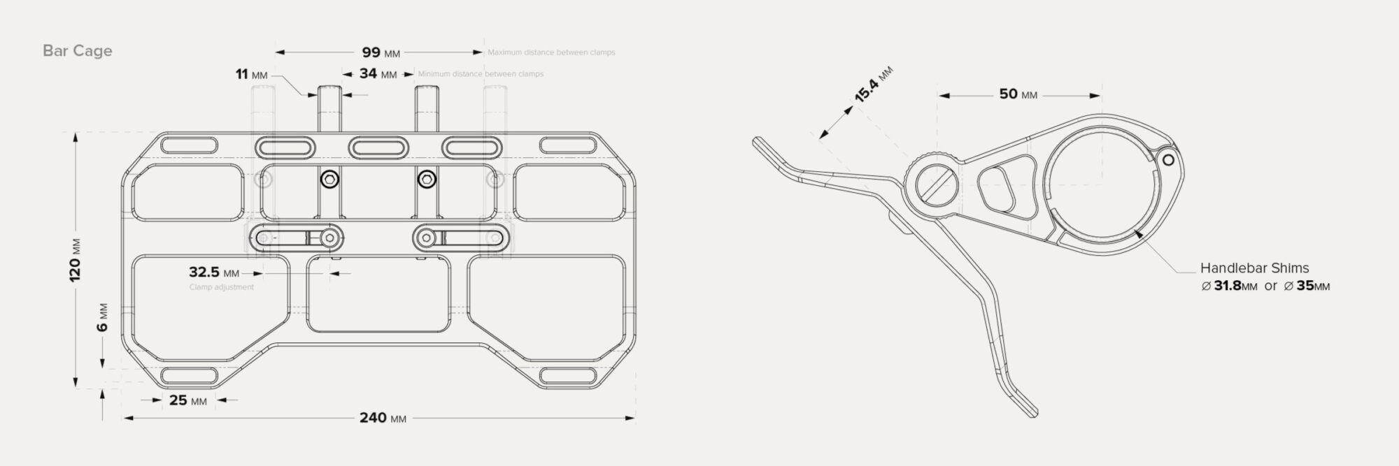 Tailfin Bar Cage