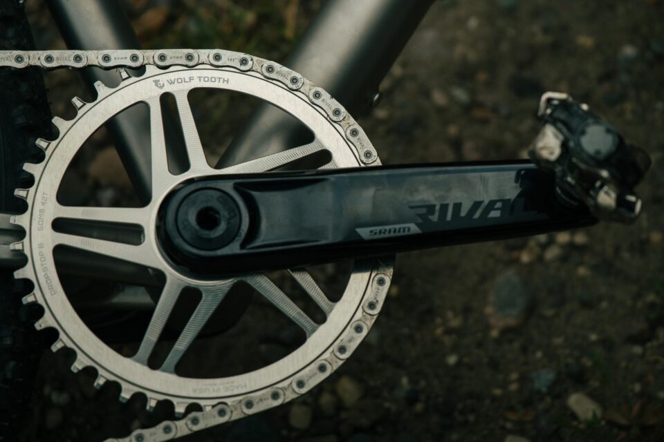 The New Wolf Tooth Raw Silver Chainrings are for Gravel