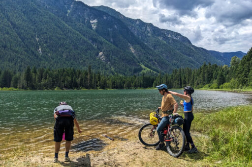 log jam loop, british columbia