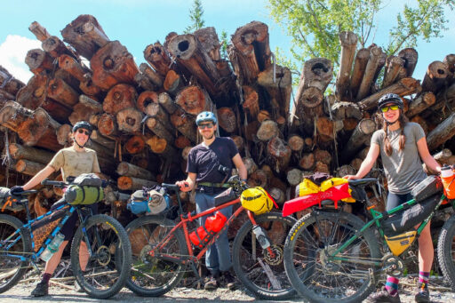 log jam loop, british columbia