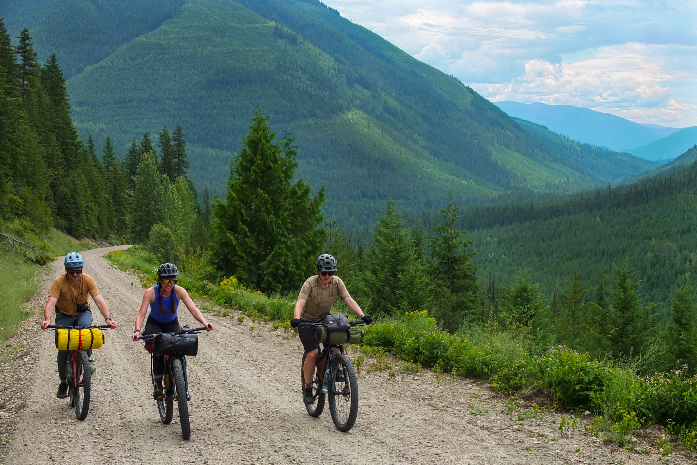 log jam loop, british columbia