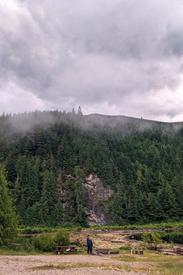 log jam loop, british columbia