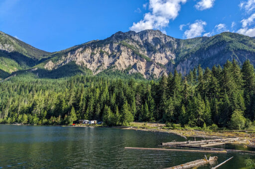log jam loop, british columbia