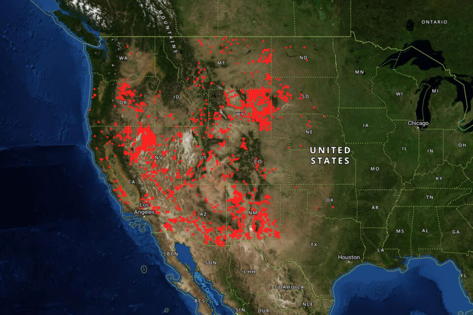 New Map from onX Shows BLM Lands Marked for Sale