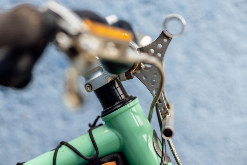 Mostly Forever Titanium Bedroll Harness Review, Handlebar Cradles