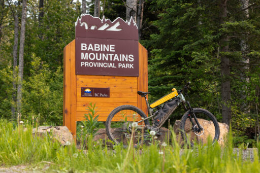 around the babines, bikepacking route