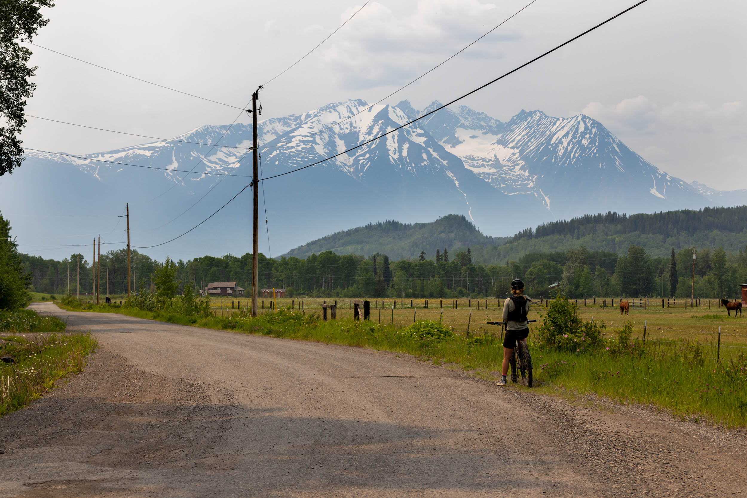 around the babines, bikepacking route