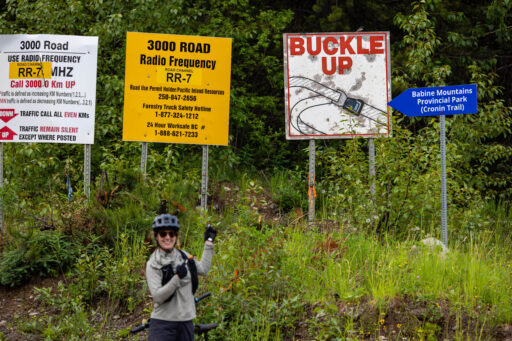 around the babines, bikepacking route