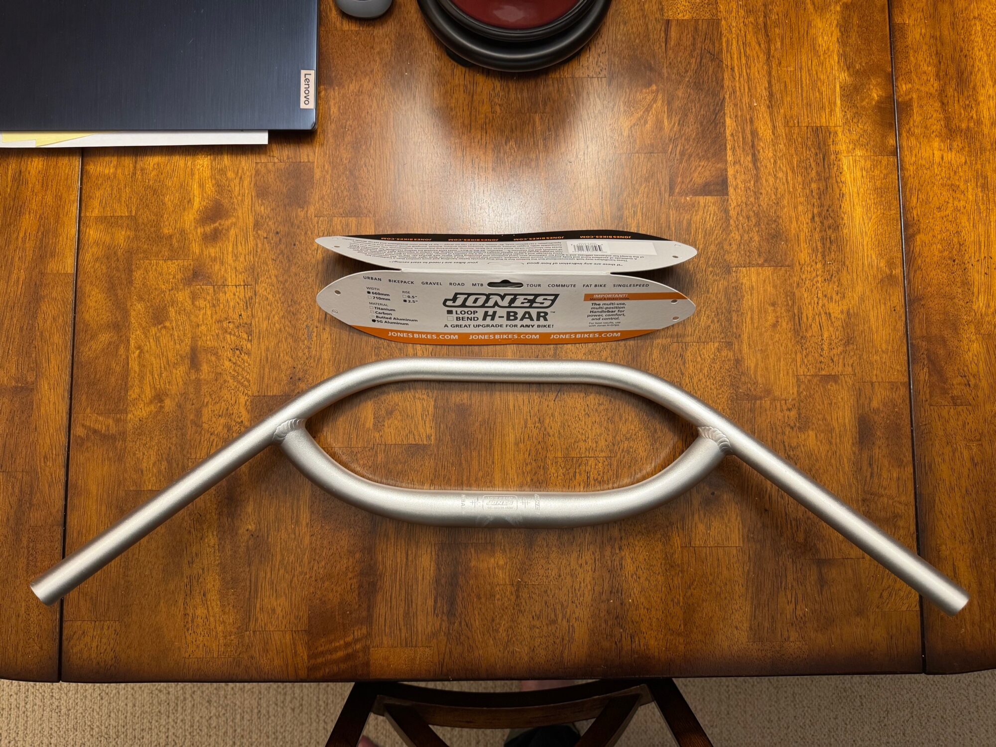 Jones H-Bar SG 2.5 Loop Aluminum - Silver - 660mm