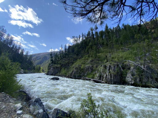 Salmon River Solitude bikepacking route