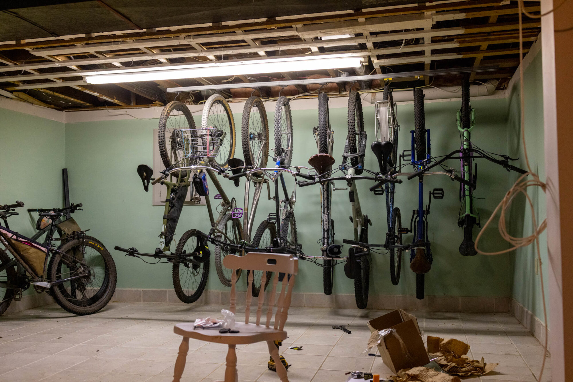 gearblocks hanging bike storage