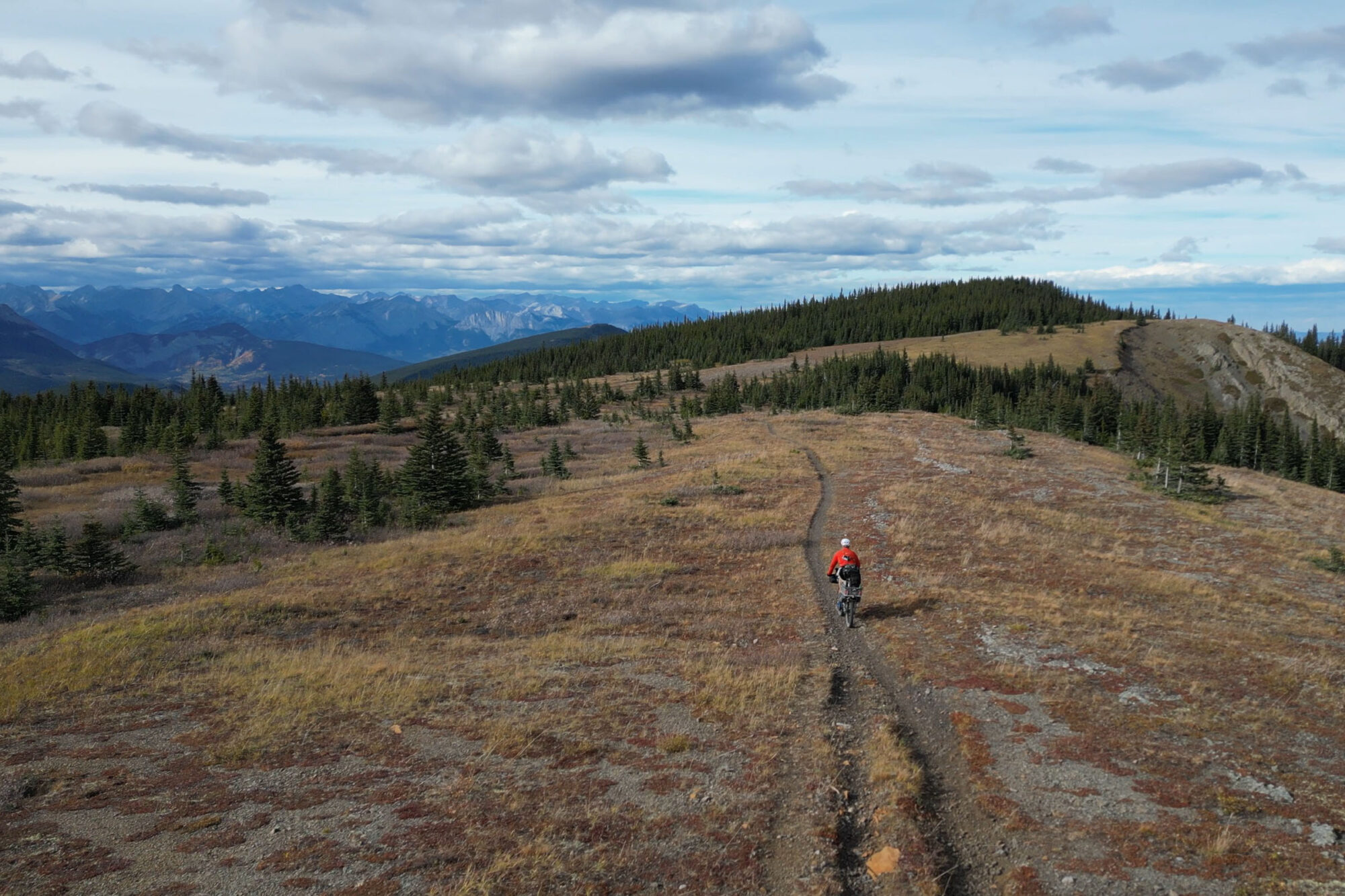 john and mira canadian rockies bikepacking